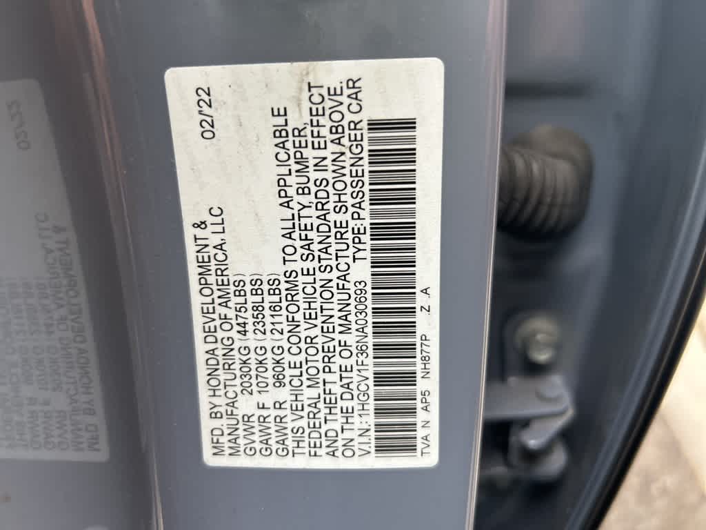 2022 Honda Accord Sport 11