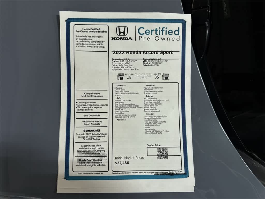 Thumbnail: 2022 Honda Accord - 13
