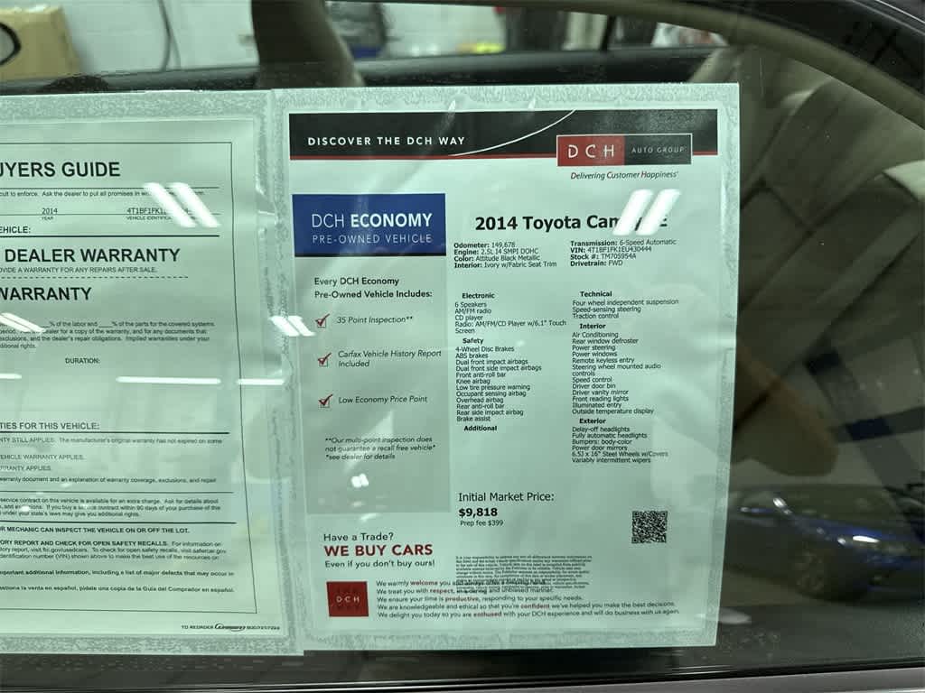 Thumbnail: 2014 Toyota Camry - 13