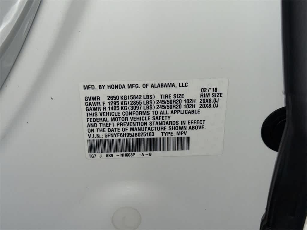 Thumbnail: 2018 Honda Pilot - 13