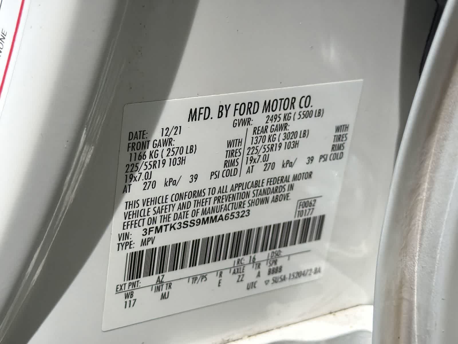 Thumbnail: 2021 Ford Mustang Mach-E - 29