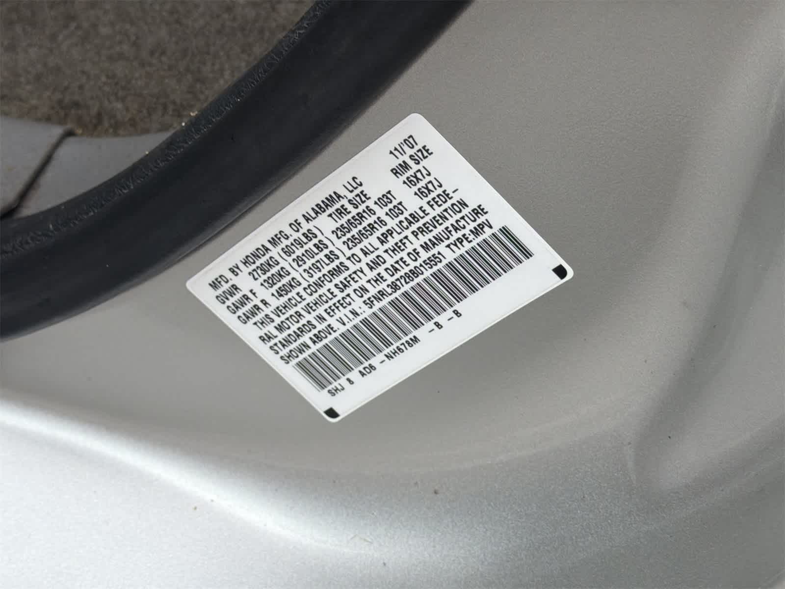 Thumbnail: 2008 Honda Odyssey - 29