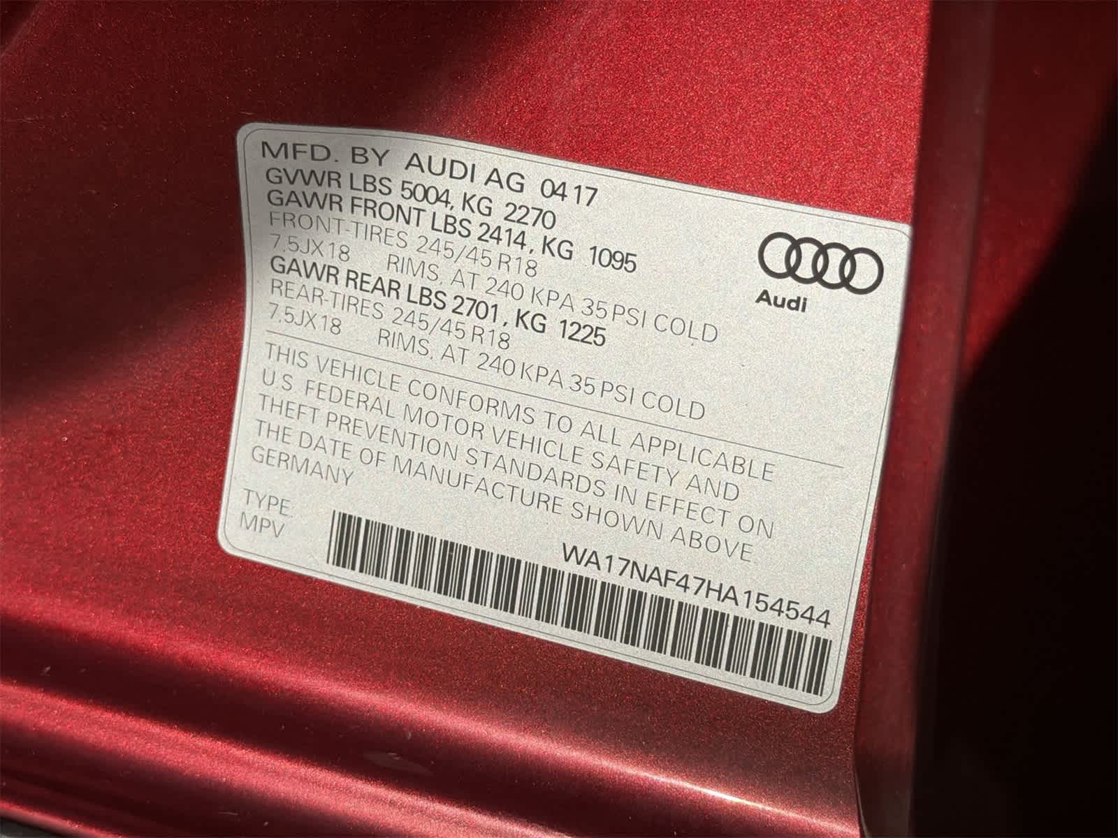 Thumbnail: 2017 Audi A4 - 29