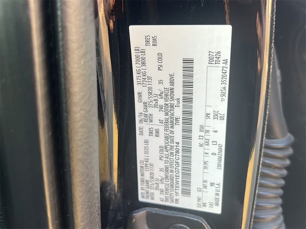 2016 Ford F-150  11