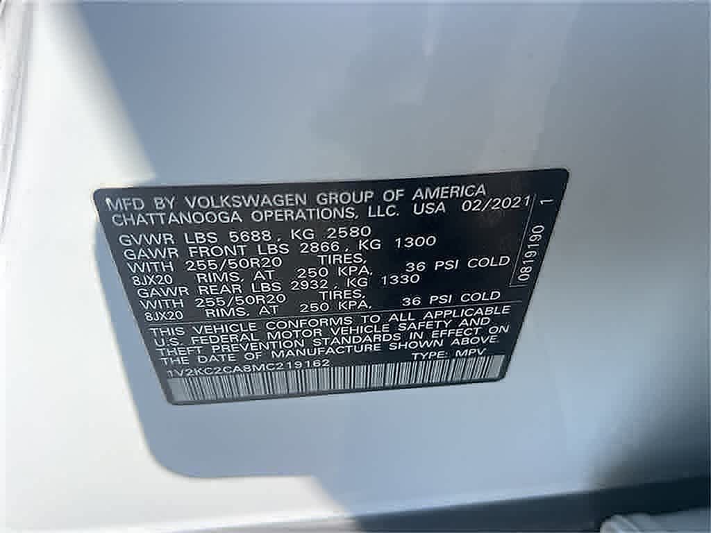 Thumbnail: 2021 Volkswagen Atlas - 8