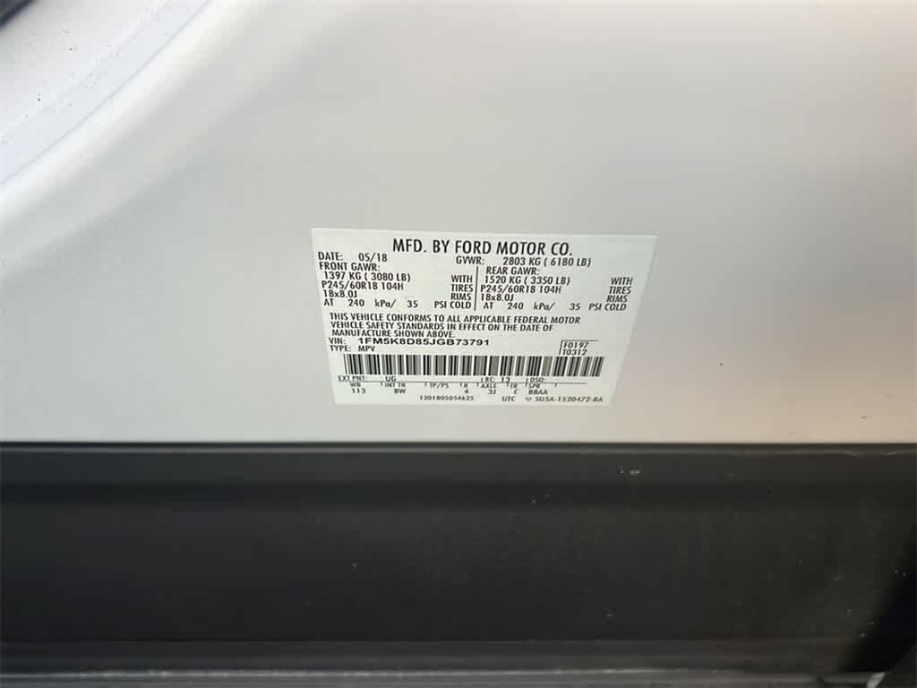 2018 Ford Explorer XLT 11
