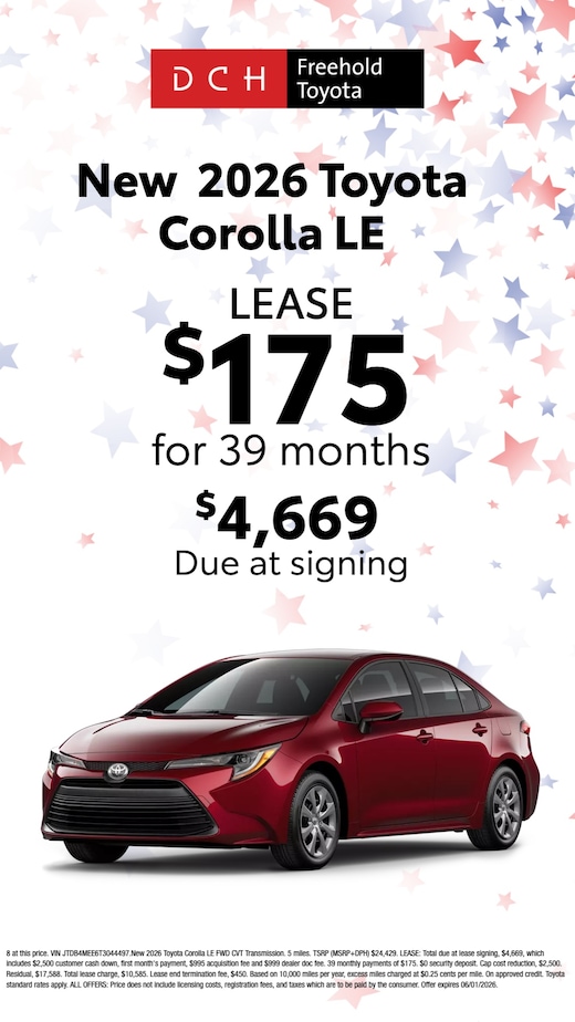 New & Used Vehicles for Sale in Freehold, NJ | DCH Freehold Toyota