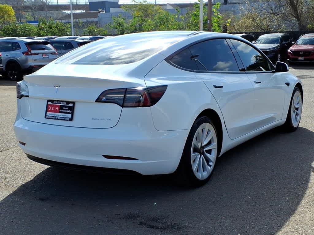 Used 2022 Tesla Model 3 Long Range with VIN 5YJ3E1EB0NF211254 for sale in San Diego, CA