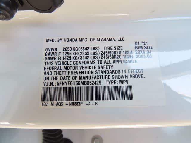 Thumbnail: 2021 Honda Pilot - 30