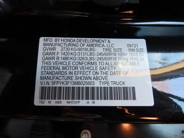 Thumbnail: 2021 Honda Ridgeline - 26