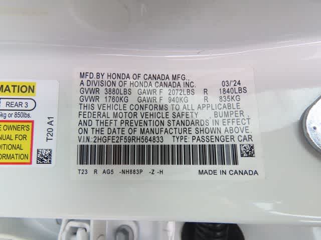 Thumbnail: 2024 Honda Civic - 25