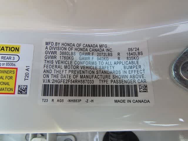 Thumbnail: 2024 Honda Civic - 26