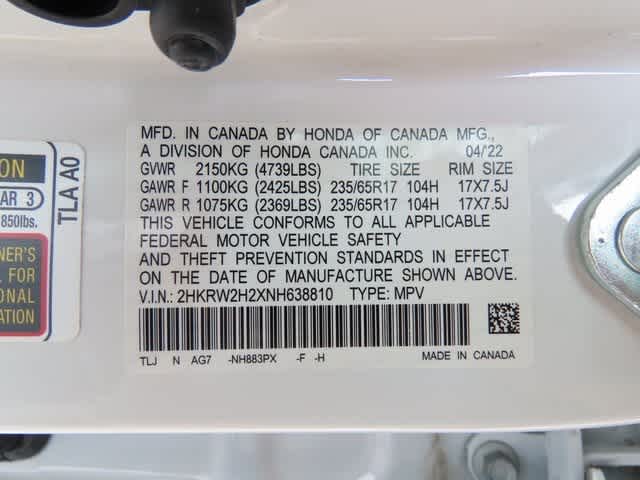 2022 Honda CR-V LX 25