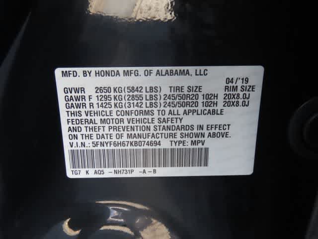 Thumbnail: 2019 Honda Pilot - 30