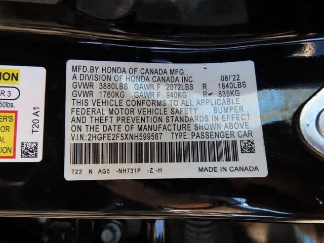 Thumbnail: 2022 Honda Civic - 24