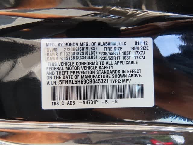 Thumbnail: 2012 Honda Odyssey - 27