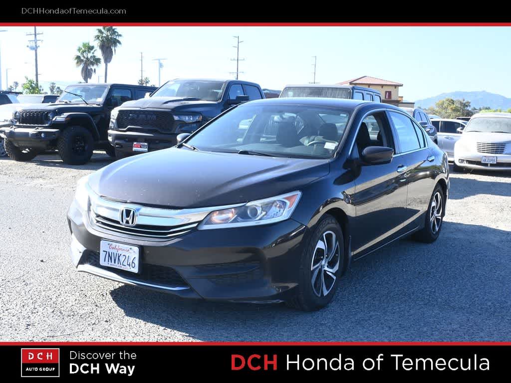 2016 Honda Accord LX -
                  Temecula, CA