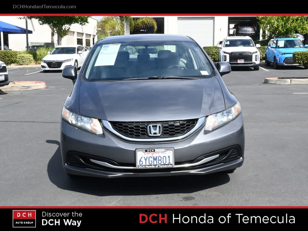 Used 2013 Honda Civic LX with VIN 19XFB2F51DE209554 for sale in Temecula, CA