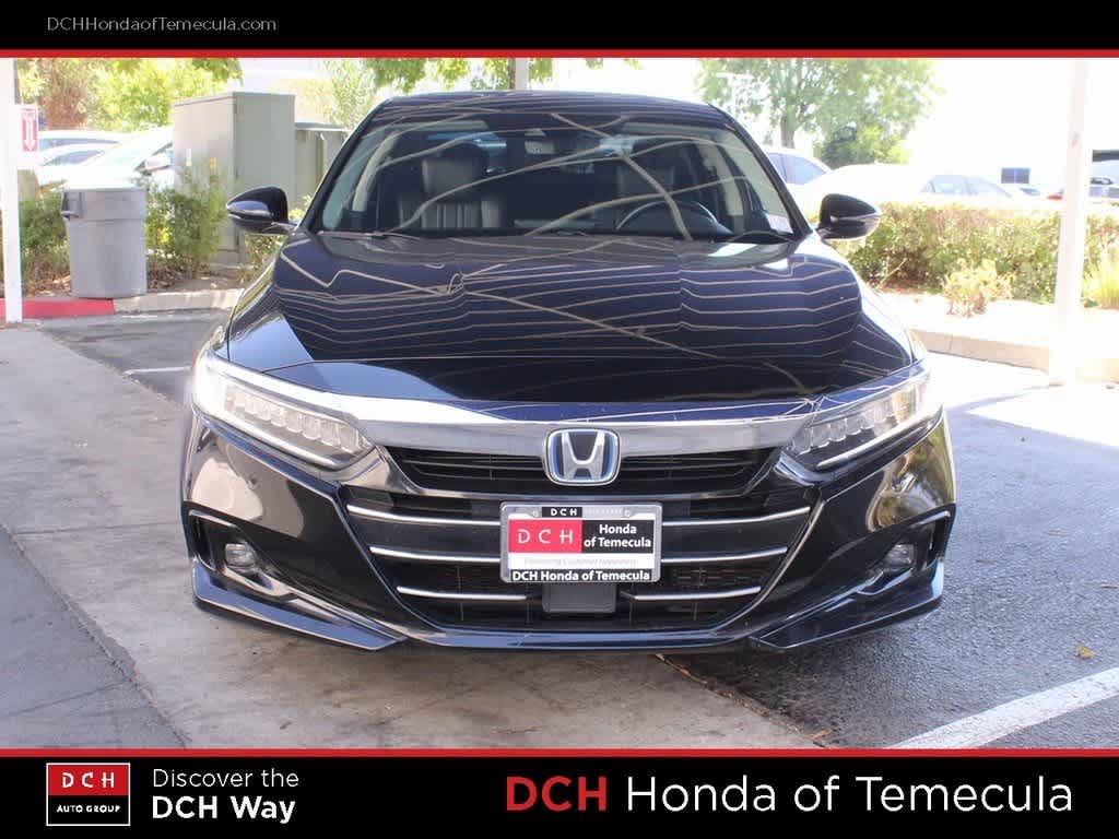 Certified 2021 Honda Accord Hybrid EX-L with VIN 1HGCV3F55MA019146 for sale in Temecula, CA