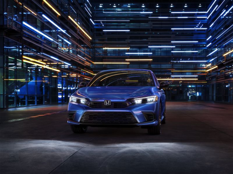 New 2025 Honda Civic Sport Blue Lagoon Pearl For Sale in Temecula Near 