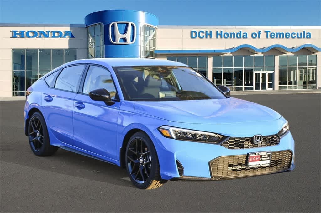 New 2025 Honda Civic Sport Boost Blue Pearl For Sale in Temecula Near Perris, Hemet, Murrieta