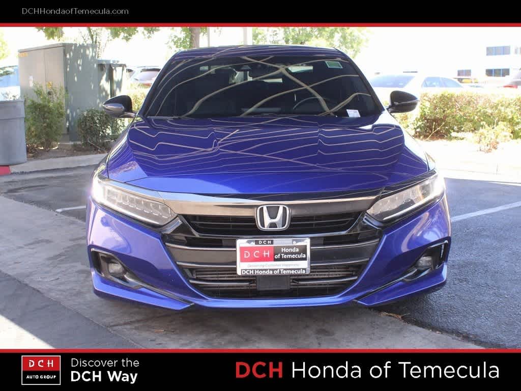 Used 2021 Honda Accord Sport with VIN 1HGCV2F38MA004505 for sale in Temecula, CA