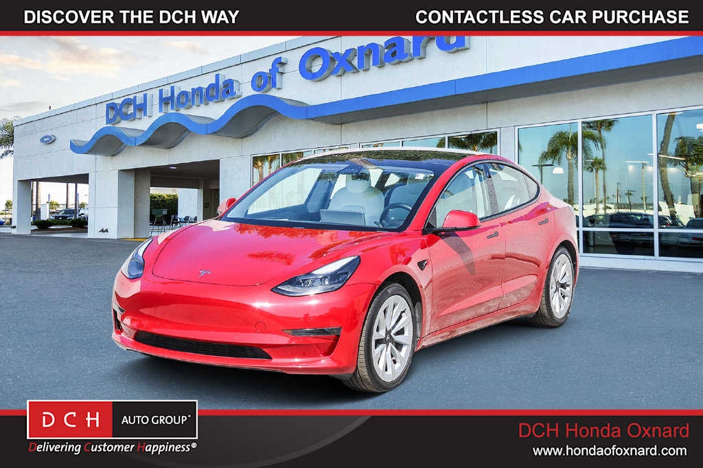 Used 2021 Tesla Model 3 Base with VIN 5YJ3E1EA3MF070282 for sale in Oxnard, CA