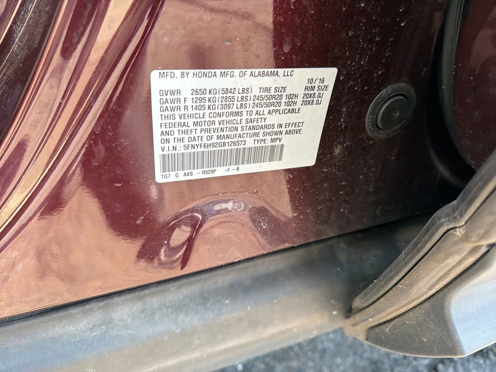 Thumbnail: 2016 Honda Pilot - 23