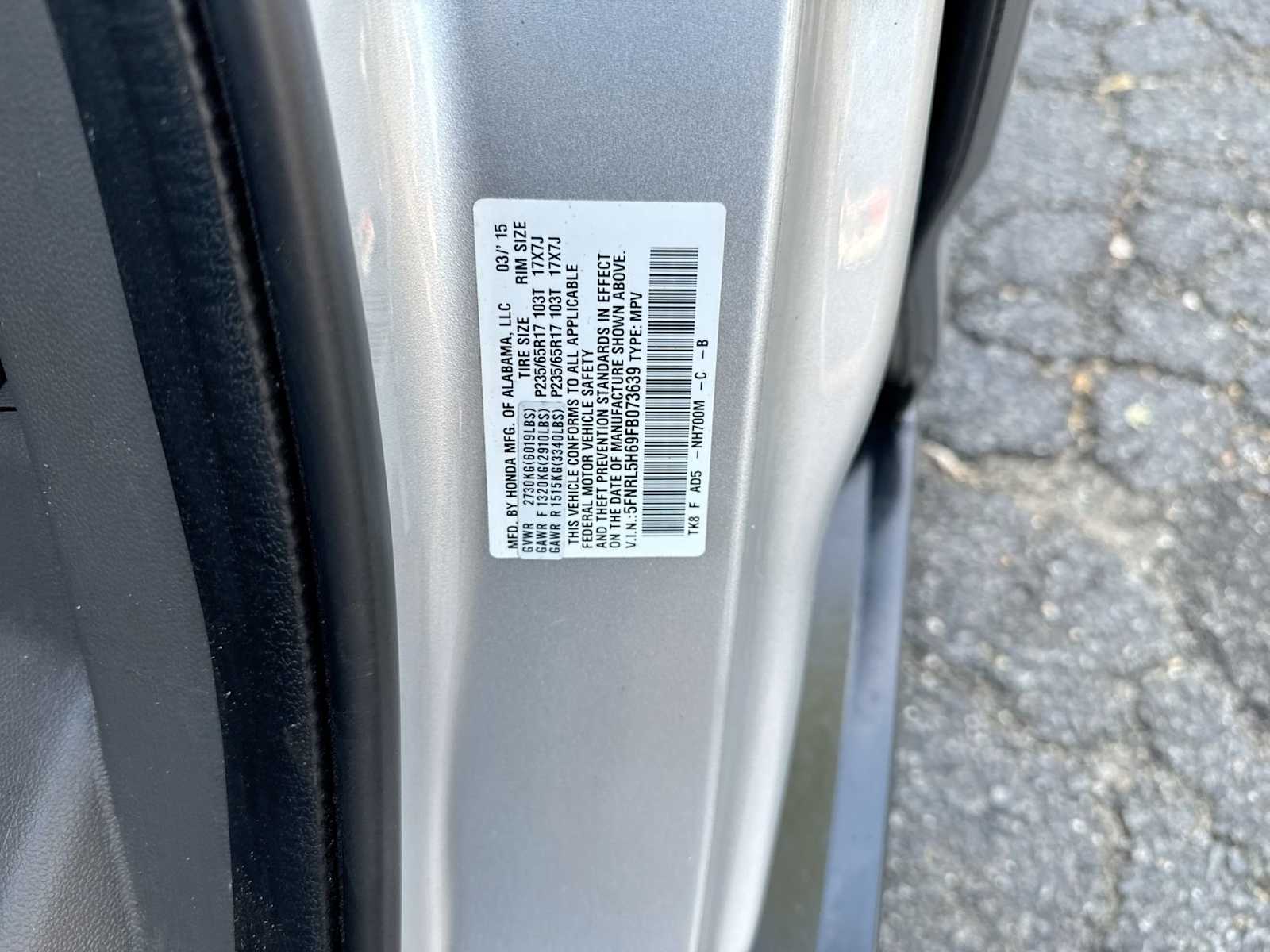 Thumbnail: 2015 Honda Odyssey - 34