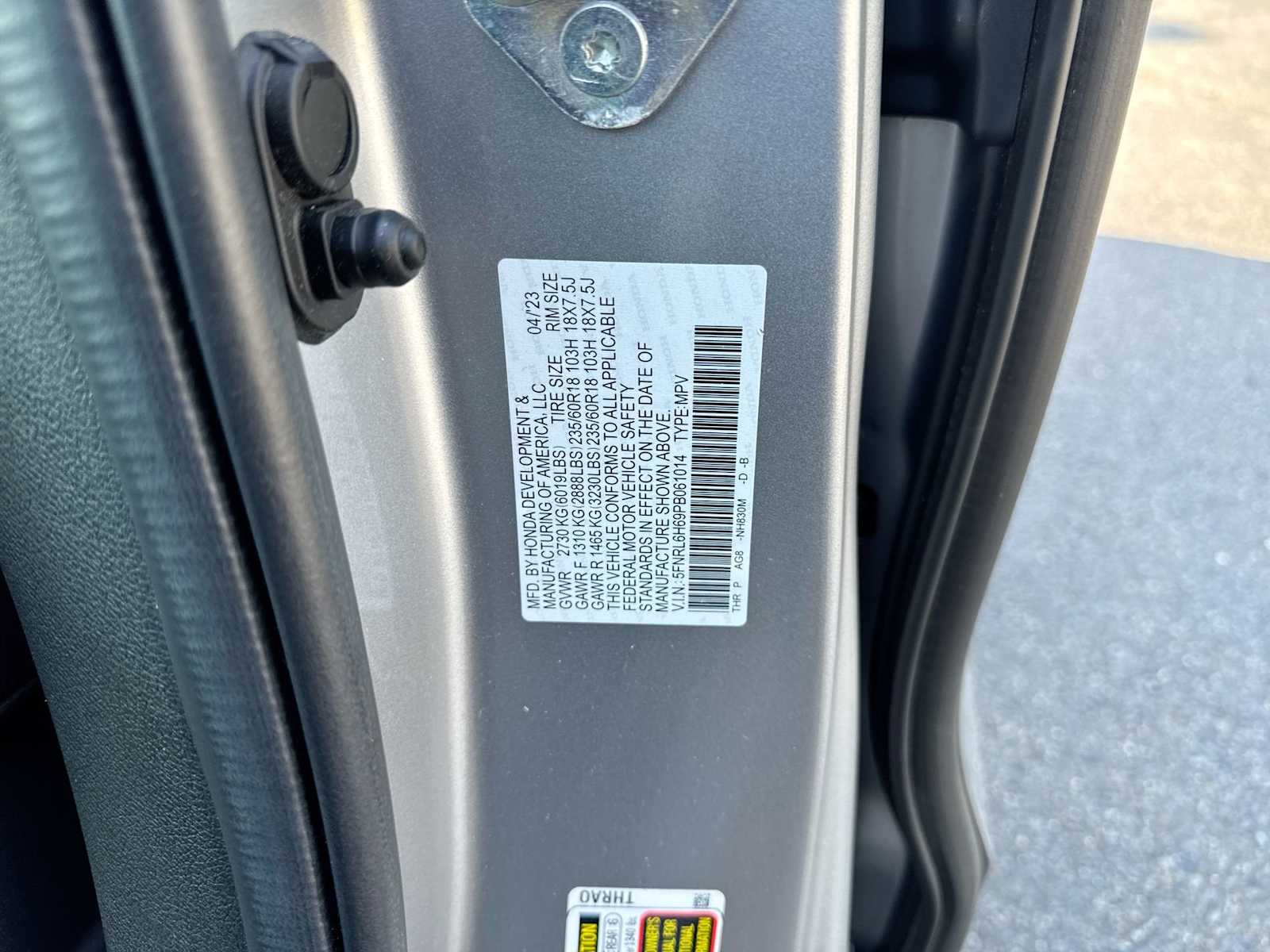 Thumbnail: 2023 Honda Odyssey - 34