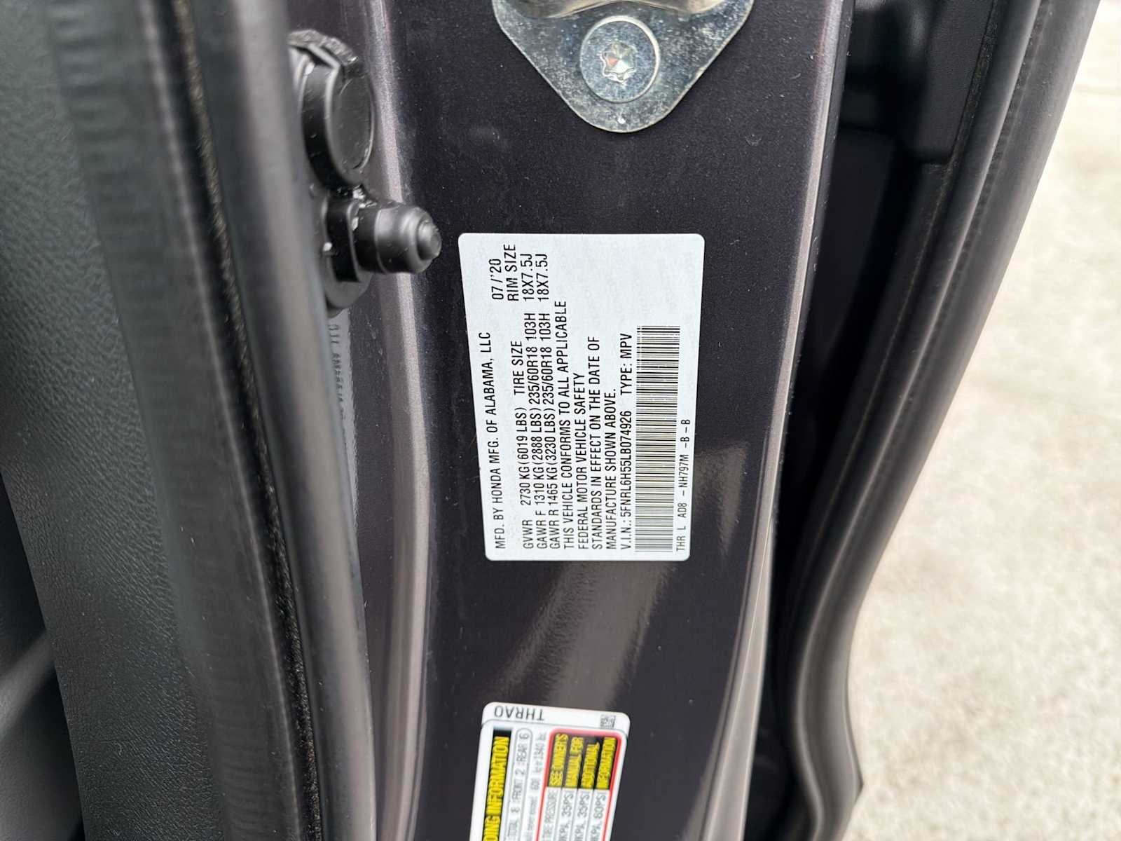 Thumbnail: 2020 Honda Odyssey - 33