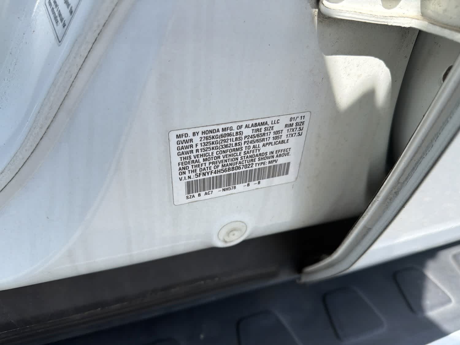 Thumbnail: 2011 Honda Pilot - 10