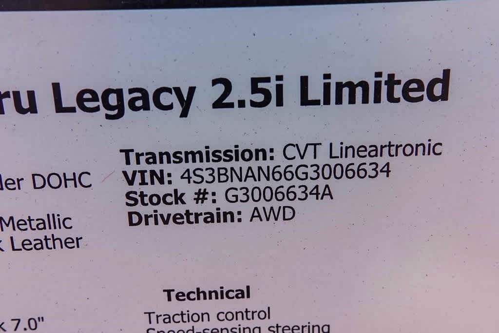 Thumbnail: 2016 Subaru Legacy - 29