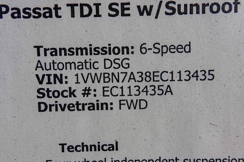 Thumbnail: 2014 Volkswagen Passat - 27