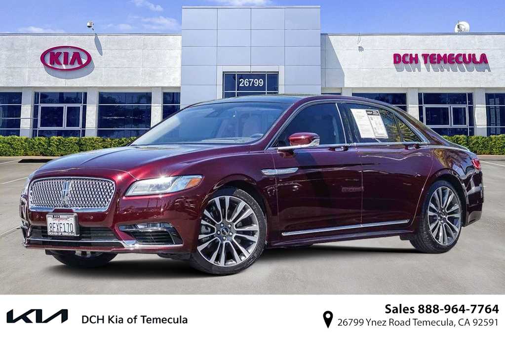 2018 Lincoln Continental Reserve -
                  Temecula, CA