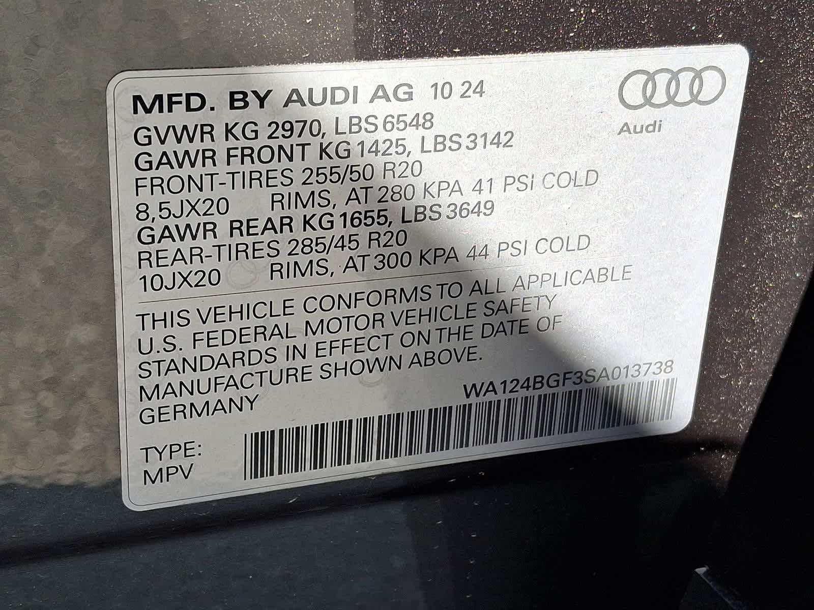 2025 Audi Q6 e-tron Premium Plus 18