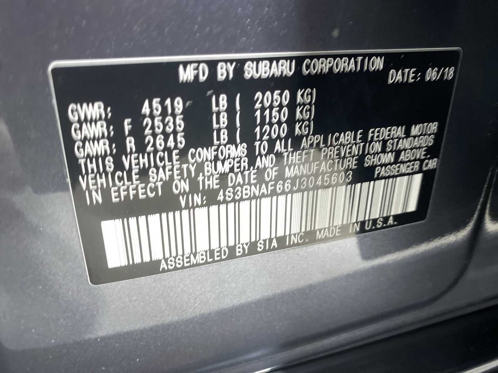 Thumbnail: 2018 Subaru Legacy - 20