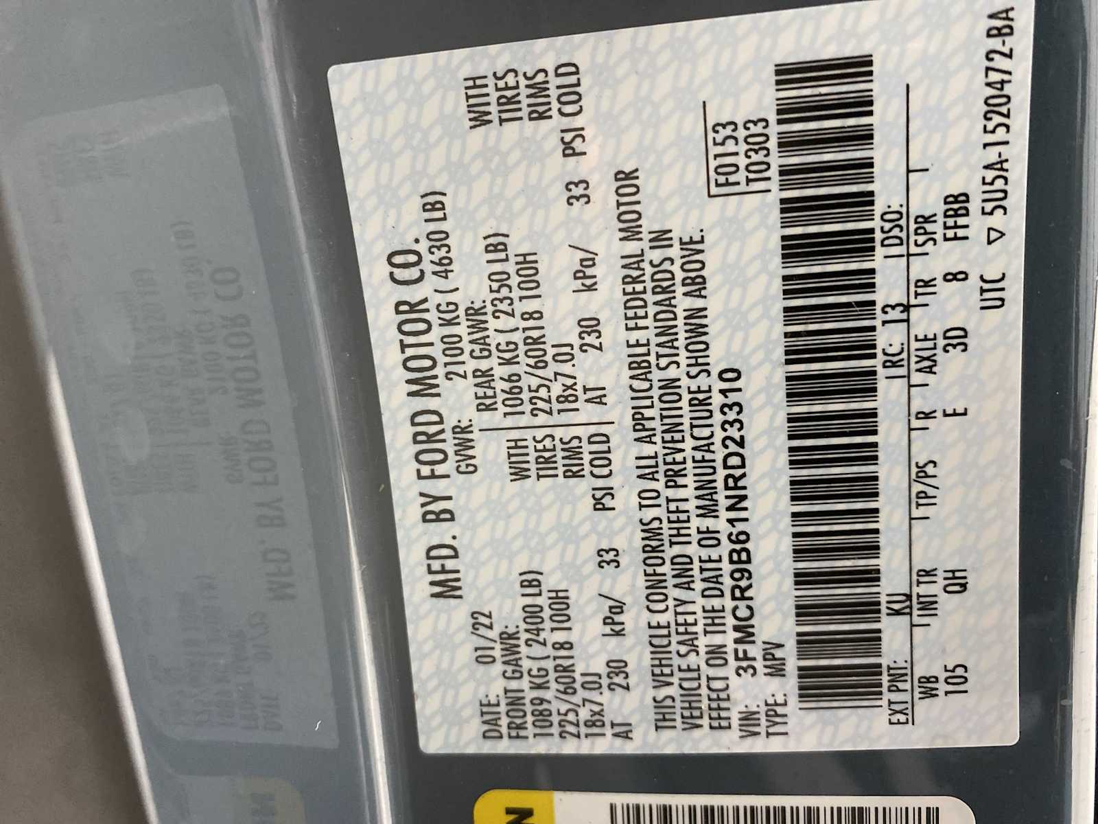 Thumbnail: 2022 Ford Bronco Sport - 21