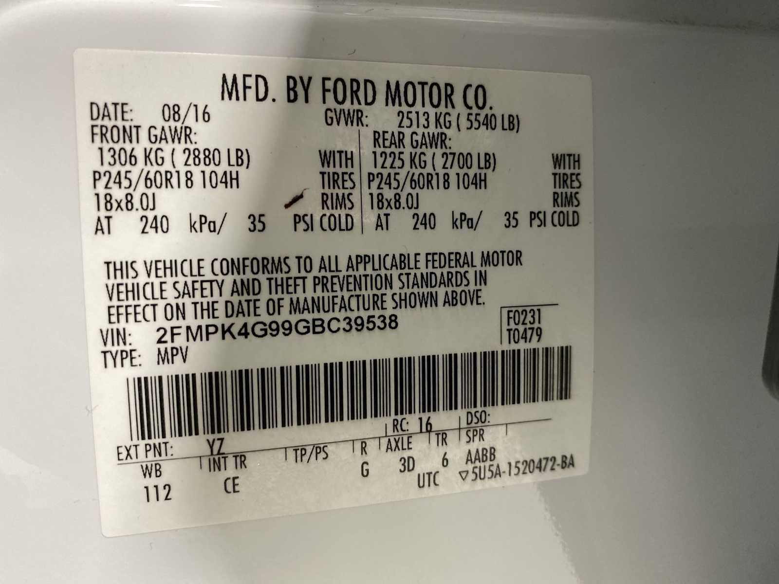 Thumbnail: 2016 Ford Edge - 21
