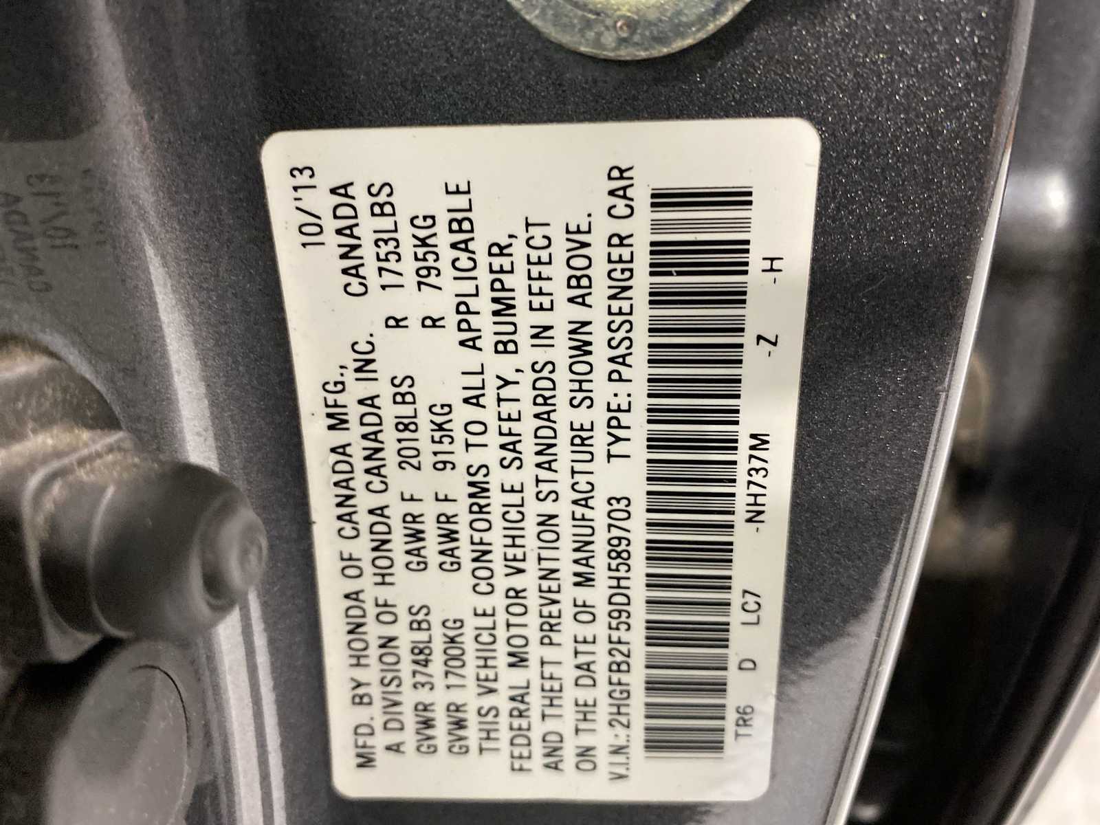2013 Honda Civic LX 21
