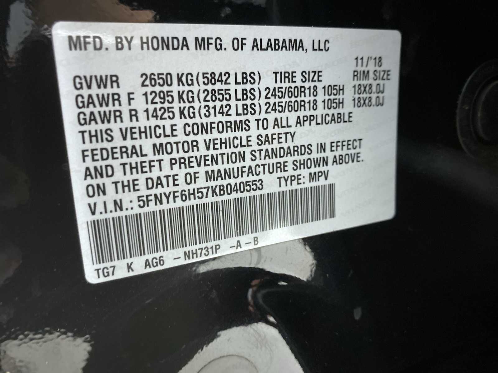 Thumbnail: 2019 Honda Pilot - 21