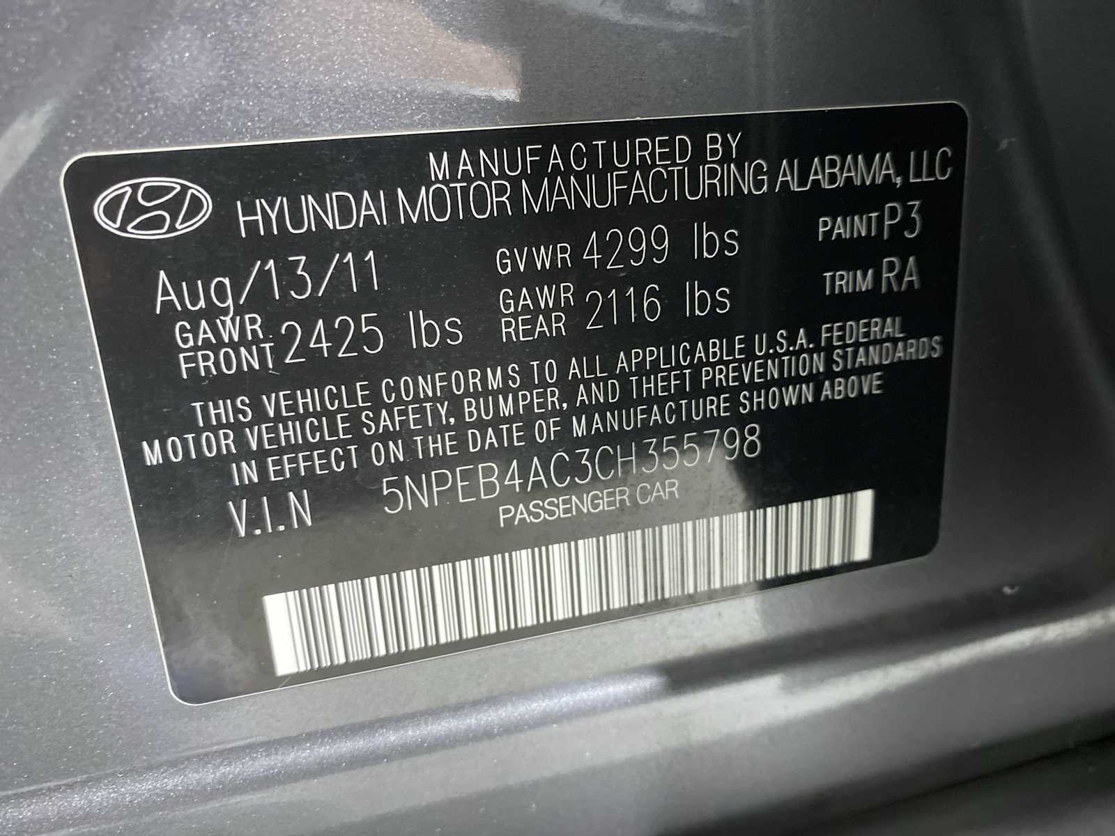 Thumbnail: 2012 Hyundai Sonata - 21