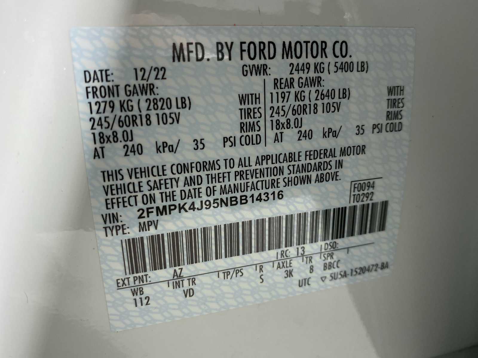 Thumbnail: 2022 Ford Edge - 21