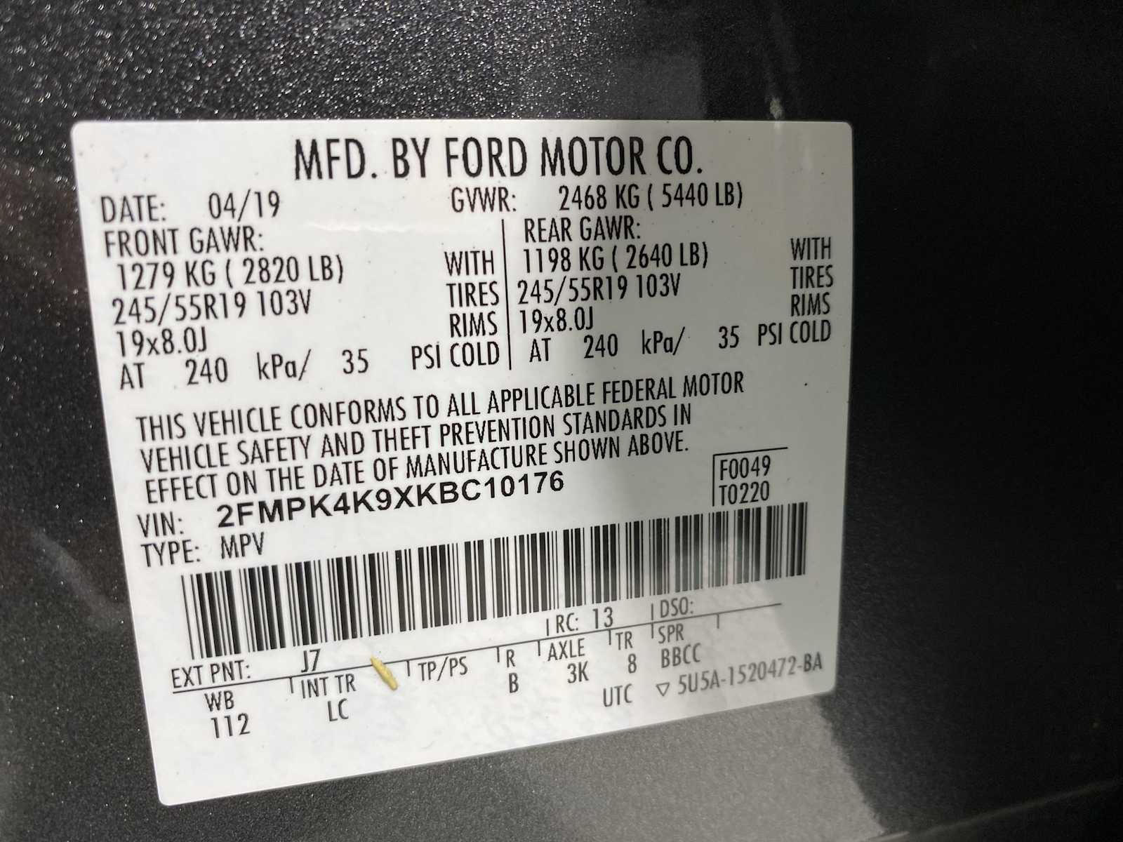 Thumbnail: 2019 Ford Edge - 21