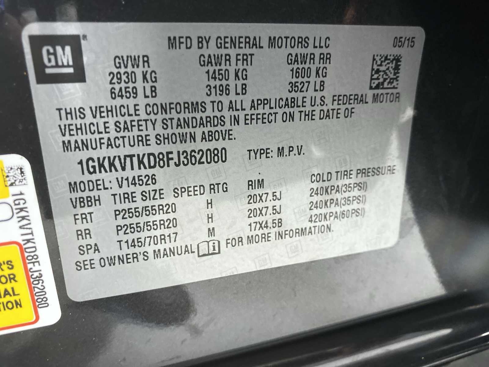 Thumbnail: 2015 GMC Acadia - 20