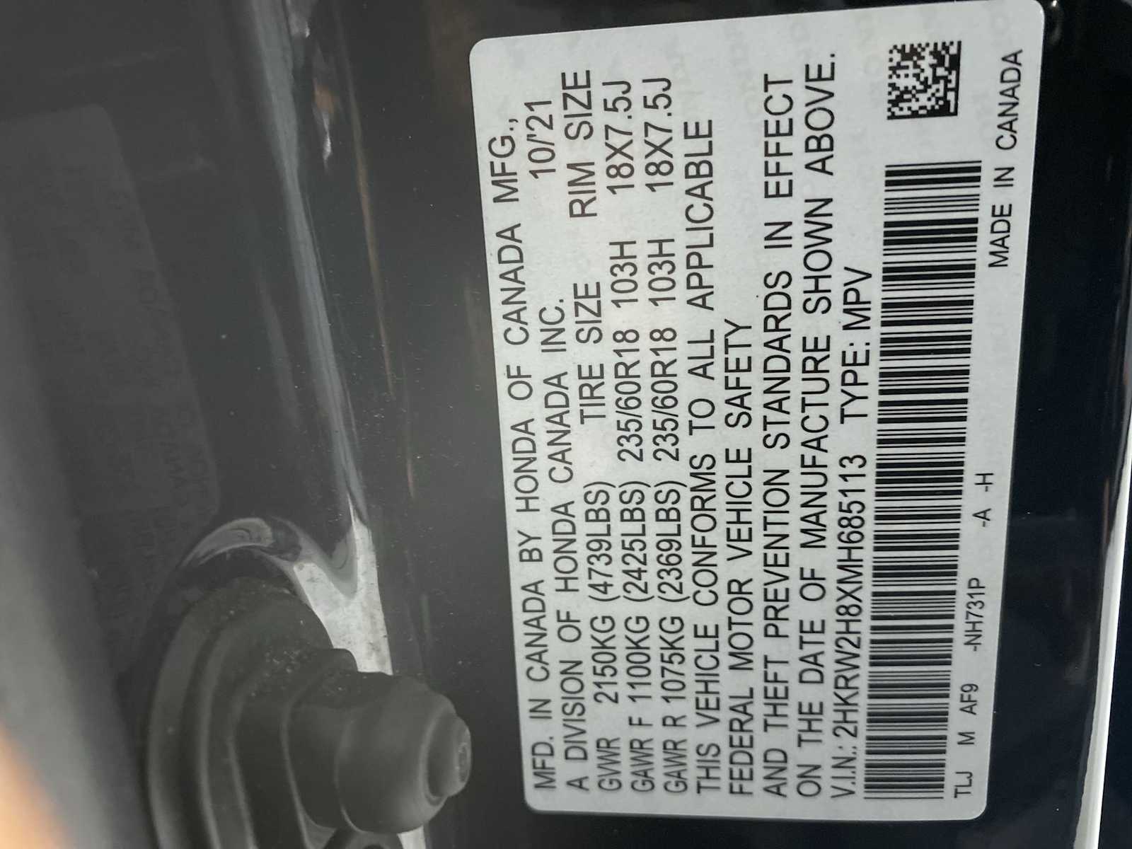 Thumbnail: 2021 Honda CR-V - 21