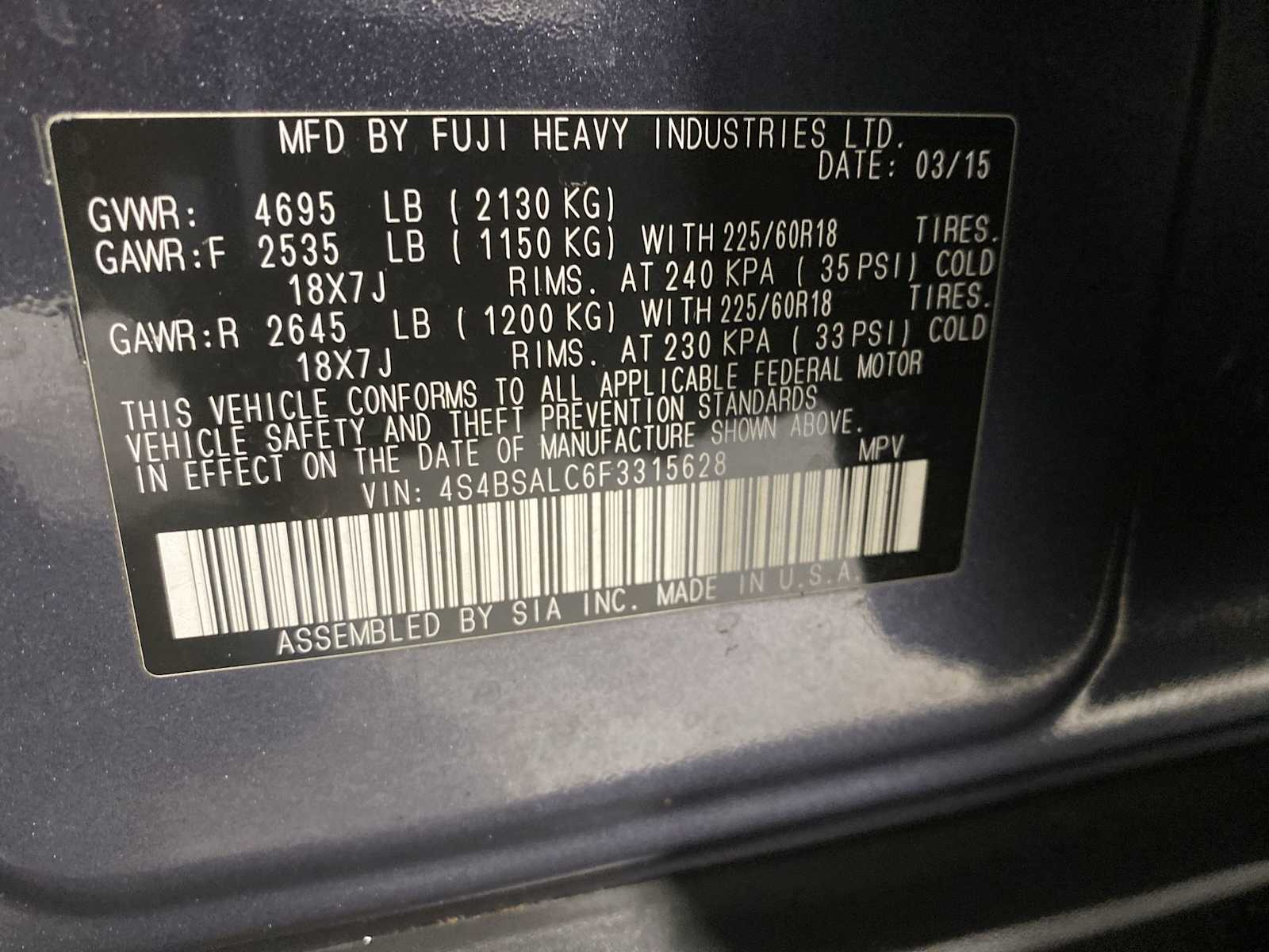 Thumbnail: 2015 Subaru Outback - 21