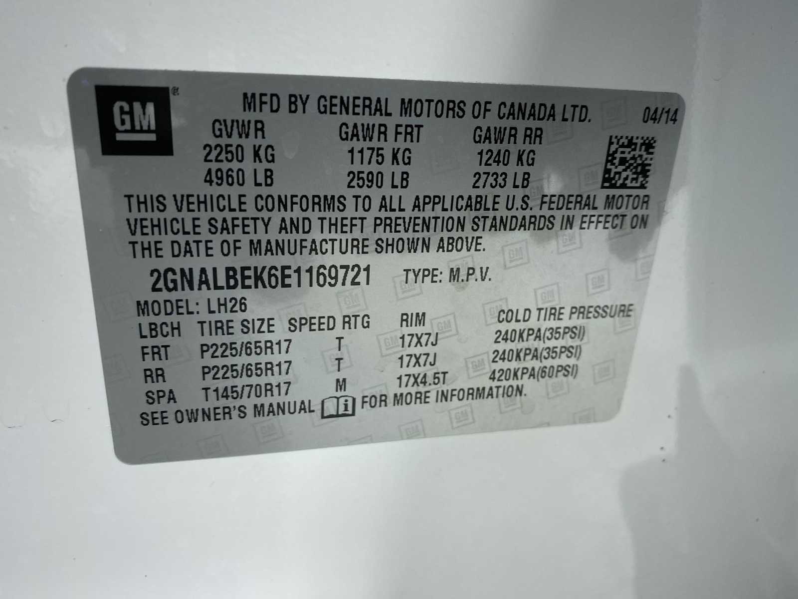 Thumbnail: 2014 Chevrolet Equinox - 21