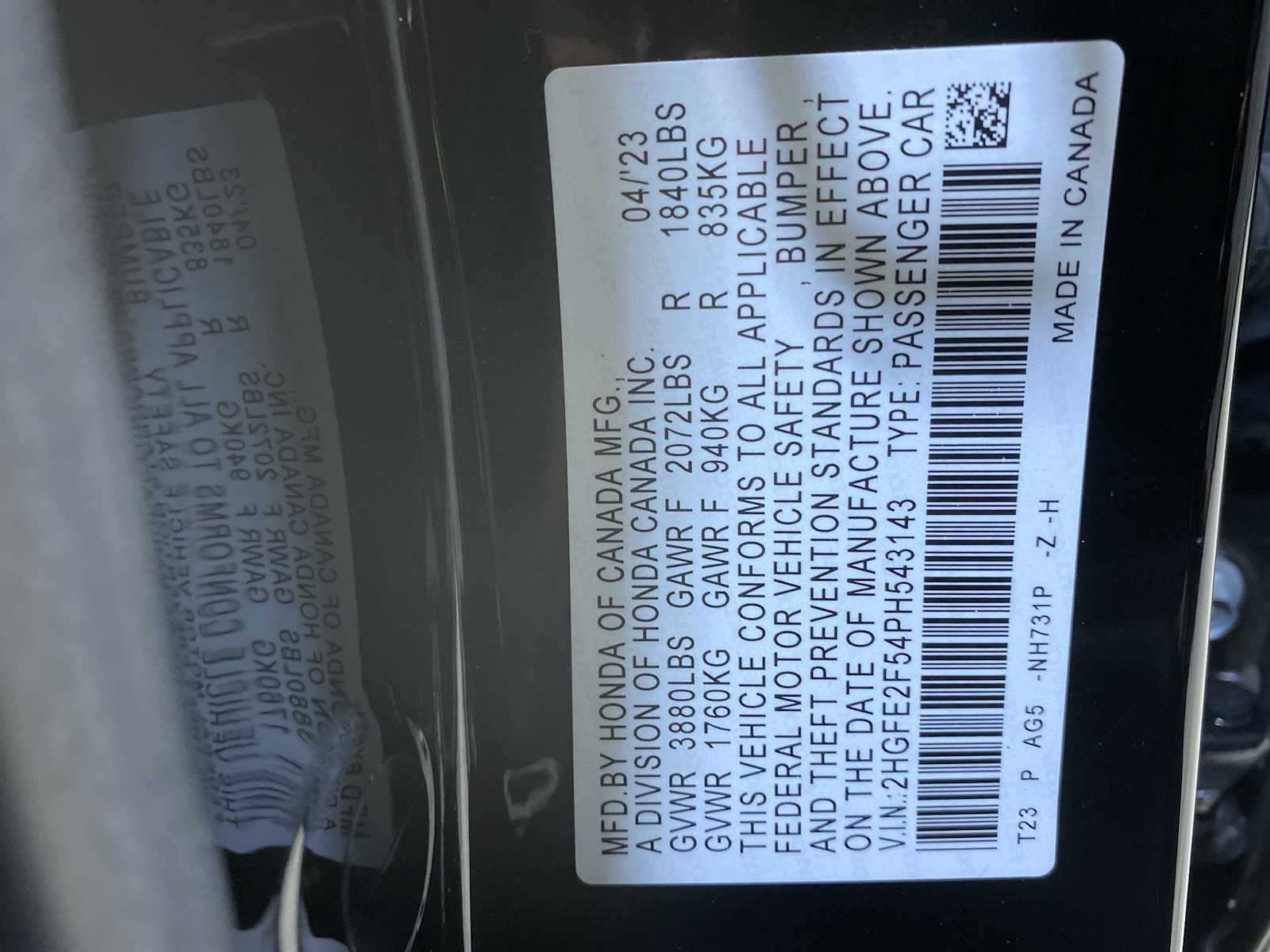 Thumbnail: 2023 Honda Civic - 21