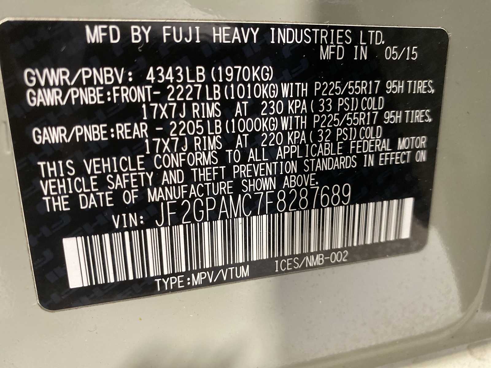 Thumbnail: 2015 Subaru XV Crosstrek - 21